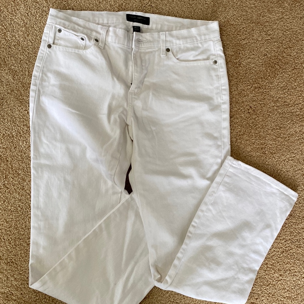 Bright white, no stains!